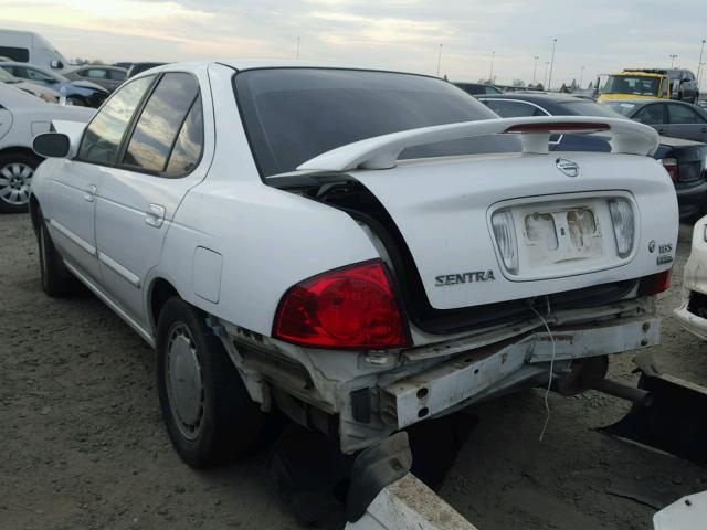 3N1CB51D65L541220 - 2005 NISSAN SENTRA 1.8 WHITE photo 3