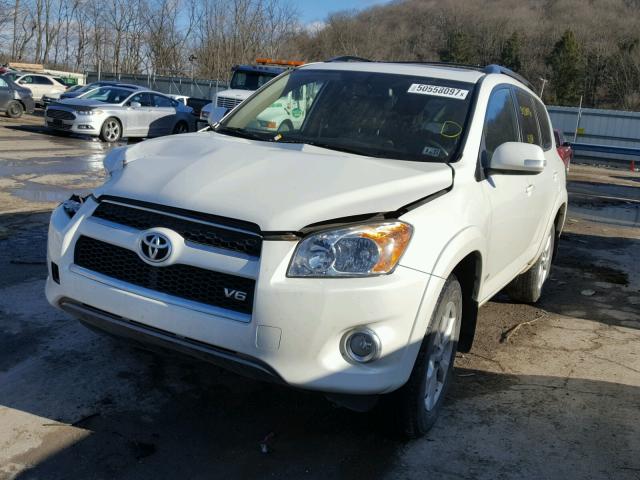 JTMDK4DV2A5087283 - 2010 TOYOTA RAV4 LIMIT WHITE photo 2