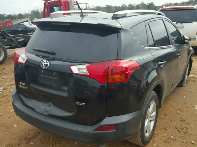 2T3WFREV0EW116867 - 2014 TOYOTA RAV4 XLE BLACK photo 4