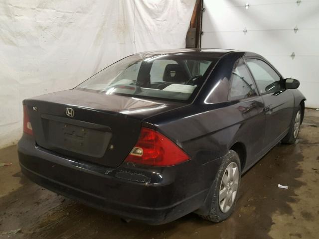 1HGEM21932L051160 - 2002 HONDA CIVIC EX შავი ფოტო 4