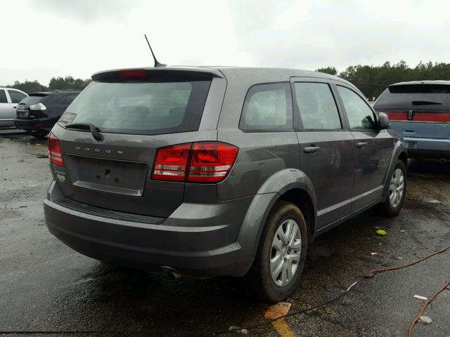 3C4PDCAB4DT695340 - 2013 DODGE JOURNEY SE GRAY photo 4