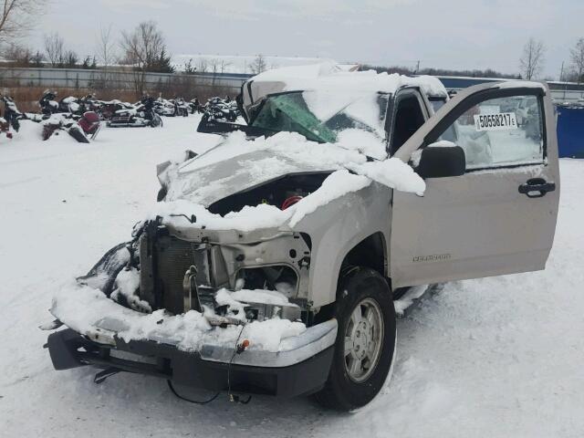 1GCCS136948201755 - 2004 CHEVROLET COLORADO SILVER photo 2