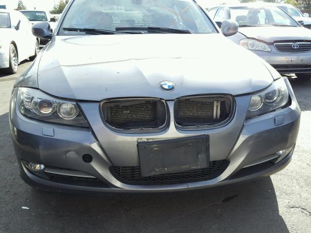 WBAPL3C56AA407764 - 2010 BMW 335 XI GRAY photo 9