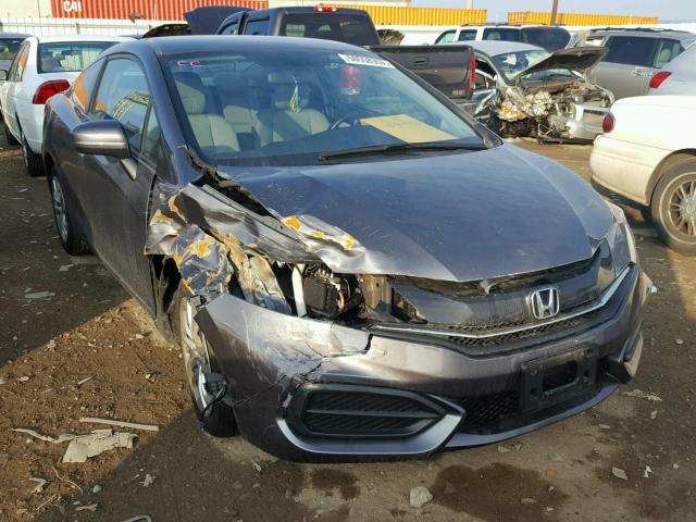 2HGFG3B51FH522609 - 2015 HONDA CIVIC LX GRAY photo 1