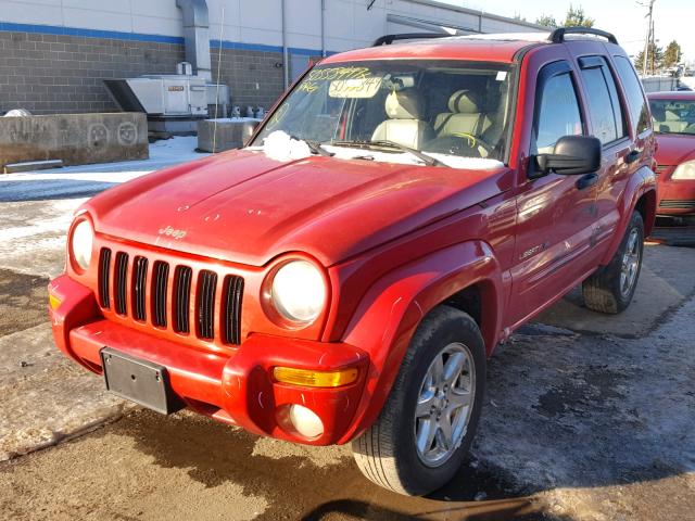 1J4GL58K43W616739 - 2003 JEEP LIBERTY LI RED photo 2