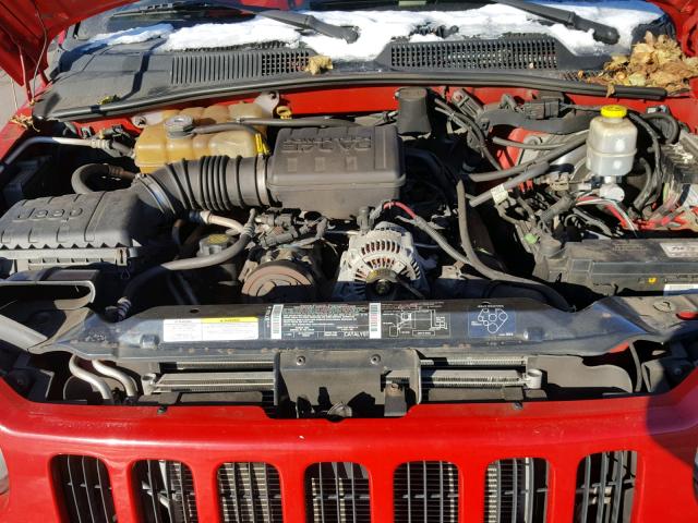 1J4GL58K43W616739 - 2003 JEEP LIBERTY LI RED photo 7