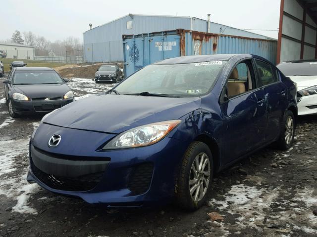 JM1BL1V83C1613698 - 2012 MAZDA 3 I BLUE photo 2