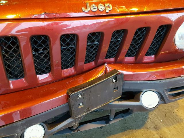 1C4NJPBA5HD119734 - 2017 JEEP PATRIOT SP RED photo 9