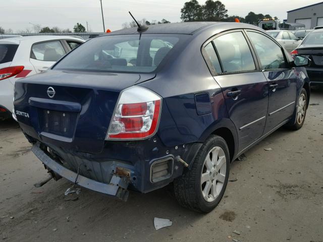 3N1AB61E98L645744 - 2008 NISSAN SENTRA 2.0 BLUE photo 4