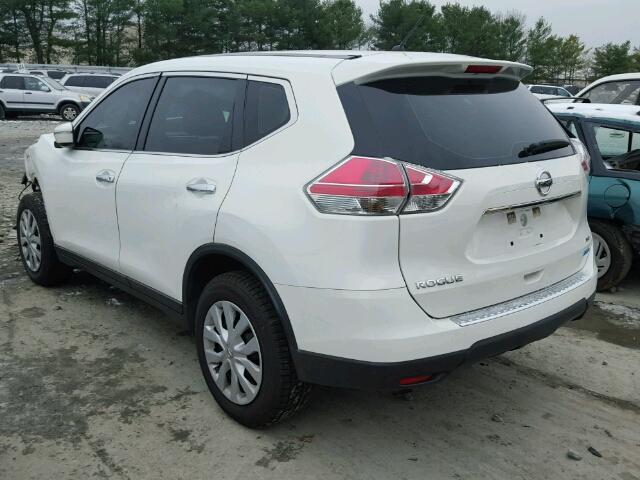 5N1AT2MV1EC817167 - 2014 NISSAN ROGUE S WHITE photo 3