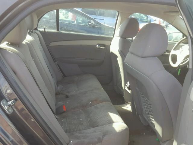 1G1ZA5E09AF226121 - 2010 CHEVROLET MALIBU LS ნაცრისფერი ფოტო 6