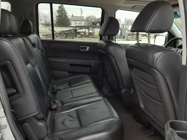 5FNYF48539B056344 - 2009 HONDA PILOT EXL GRAY photo 6