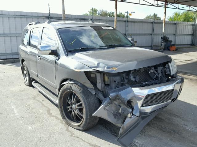 5N1AA08A94N744280 - 2004 NISSAN ARMADA SE CHARCOAL photo 1