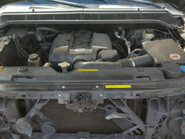 5N1AA08A94N744280 - 2004 NISSAN ARMADA SE CHARCOAL photo 7