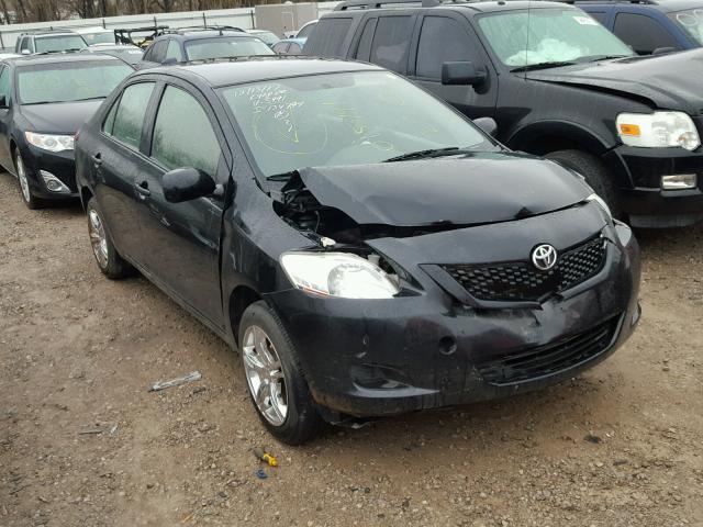 JTDBT4K34CL015991 - 2012 TOYOTA YARIS BLACK photo 1