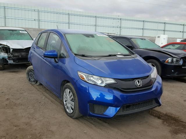 JHMGK5H51GX036155 - 2016 HONDA FIT LX BLUE photo 1