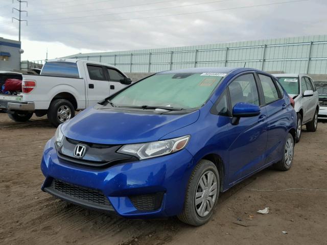 JHMGK5H51GX036155 - 2016 HONDA FIT LX Mavi fotoğraf 2