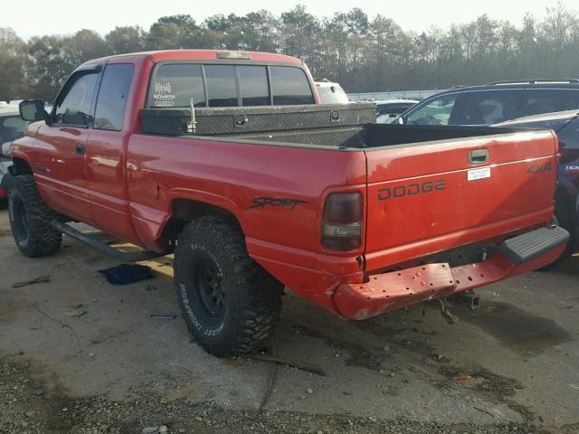 1B7HF13Y5VJ528594 - 1997 DODGE RAM 1500 RED photo 3