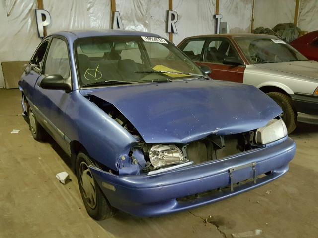 KNJLT05HXR6103887 - 1994 FORD ASPIRE BLUE photo 1