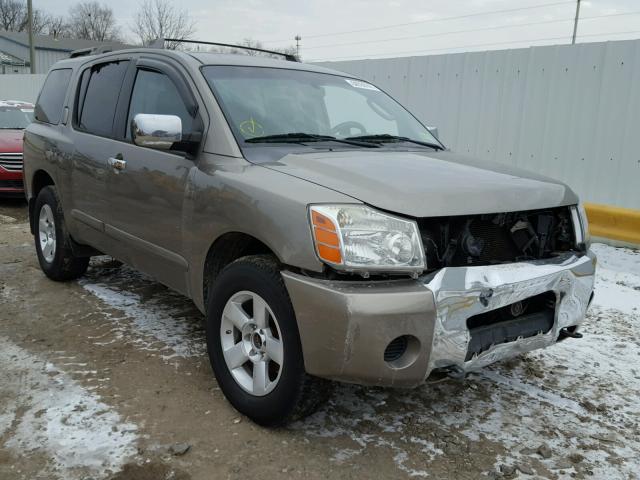 5N1AA08B56N708601 - 2006 NISSAN ARMADA SE TAN photo 1