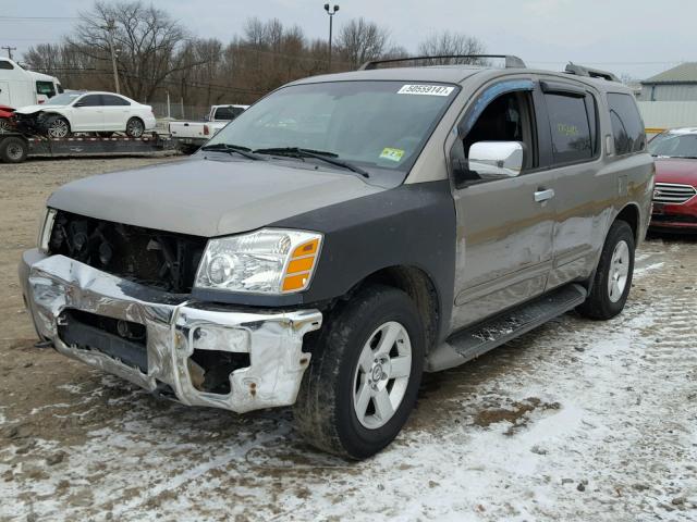 5N1AA08B56N708601 - 2006 NISSAN ARMADA SE TAN photo 2