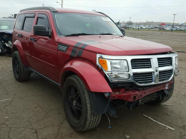 1D8GU28K98W211499 - 2008 DODGE NITRO SXT RED photo 1