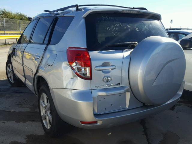 JTMZK34V485022865 - 2008 TOYOTA RAV4 LIMIT SILVER photo 3