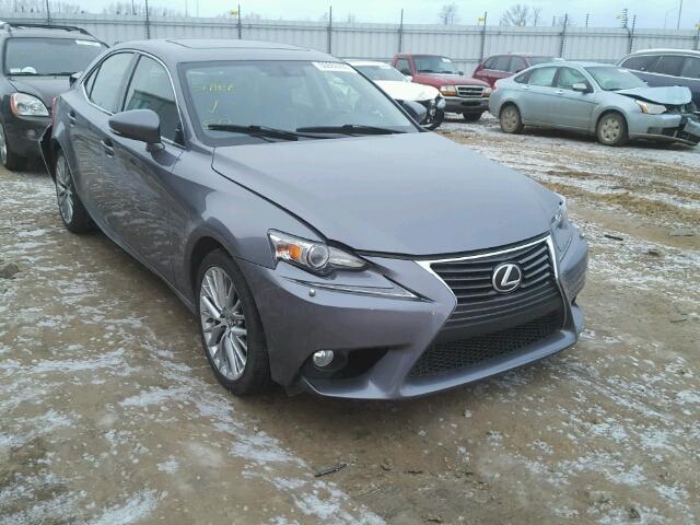 JTHCF1D24E5011007 - 2014 LEXUS IS 250 GRAY photo 1