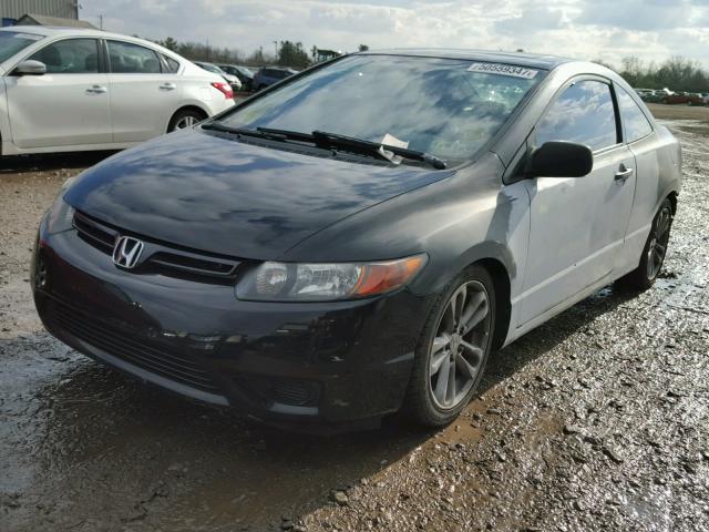 2HGFG12877H517835 - 2007 HONDA CIVIC EX BLACK photo 2