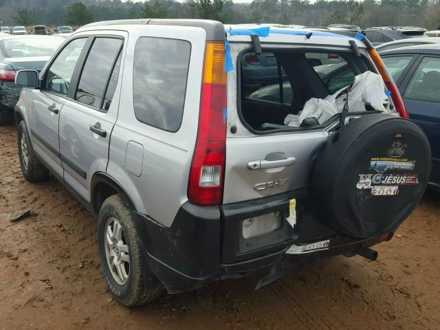 SHSRD78814U224750 - 2004 HONDA CR-V EX SILVER photo 3