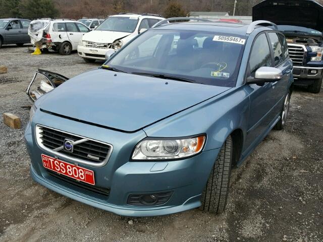 YV1MJ672492482119 - 2009 VOLVO V50 T5 GREEN photo 2