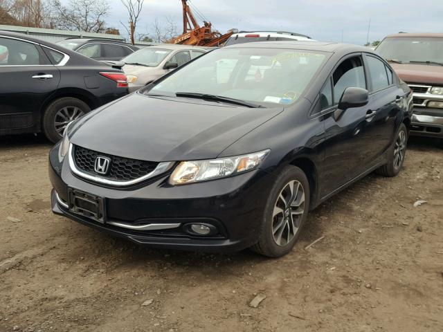 2HGFB2F94DH540850 - 2013 HONDA CIVIC EXL BLACK photo 2