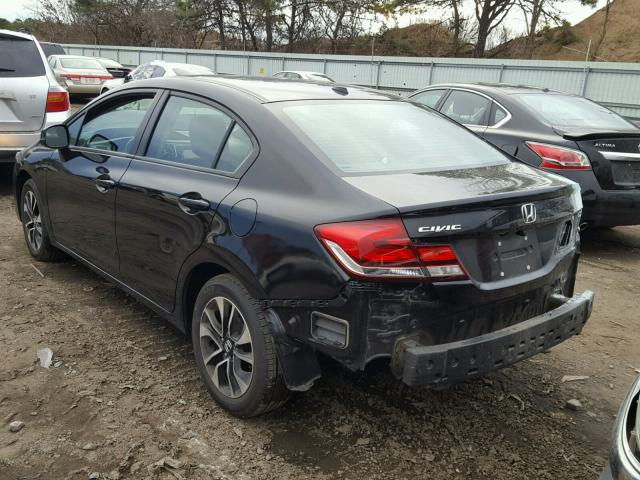 2HGFB2F94DH540850 - 2013 HONDA CIVIC EXL BLACK photo 3