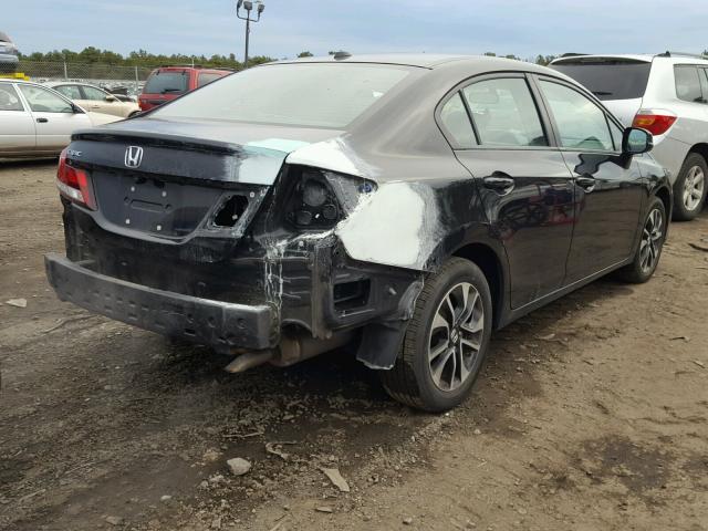 2HGFB2F94DH540850 - 2013 HONDA CIVIC EXL BLACK photo 4