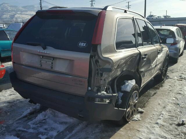 YV1CZ91H041075724 - 2004 VOLVO XC90 T6 TAN photo 4