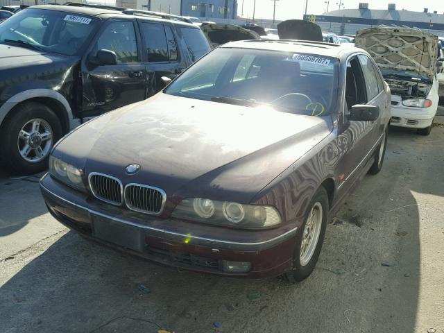 WBADD6321VBW04011 - 1997 BMW 528 I AUTO BURGUNDY photo 2