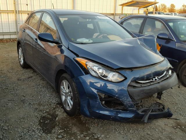 KMHD35LH0EU181474 - 2014 HYUNDAI ELANTRA GT BLUE photo 1