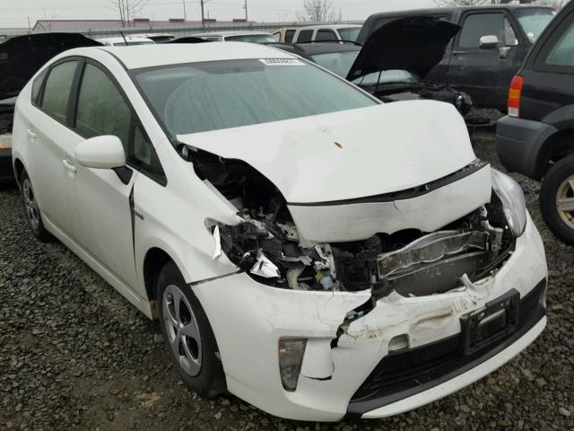 JTDKN3DU1F0412350 - 2015 TOYOTA PRIUS WHITE photo 1