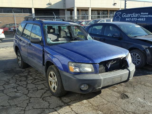 JF1SG63664H716034 - 2004 SUBARU FORESTER 2 BLUE photo 1