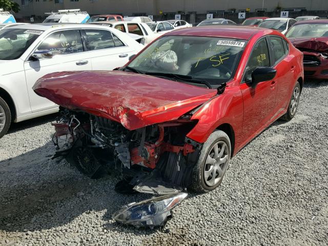 JM1BM1T77F1246302 - 2015 MAZDA 3 SV RED photo 2