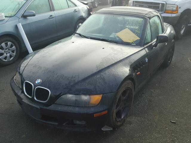 4USCH7334WLE08798 - 1998 BMW Z3 1.9 BLACK photo 2