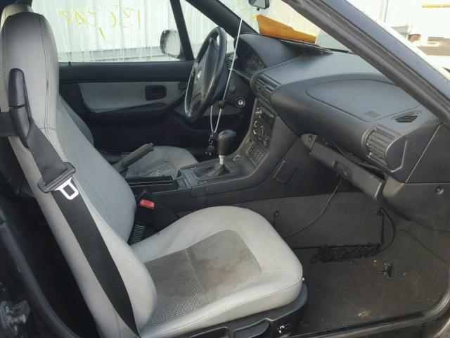 4USCH7334WLE08798 - 1998 BMW Z3 1.9 BLACK photo 5