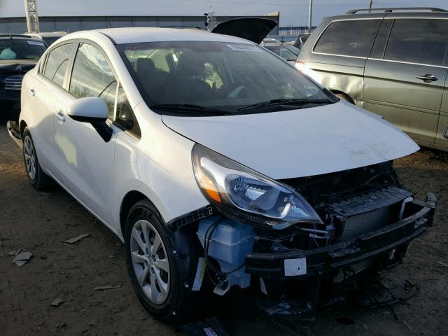 KNADM4A37G6603411 - 2016 KIA RIO LX WHITE photo 1