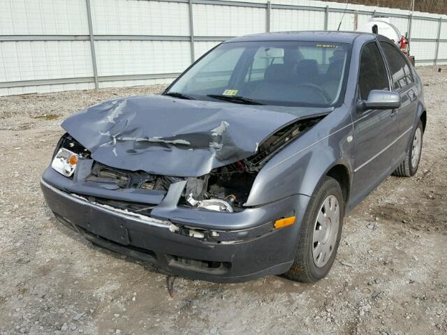 3VWRK69M84M103418 - 2004 VOLKSWAGEN JETTA GL GRAY photo 2