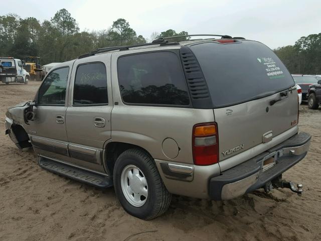 1GKEC13VXYJ100014 - 2000 GMC YUKON BEIGE photo 3