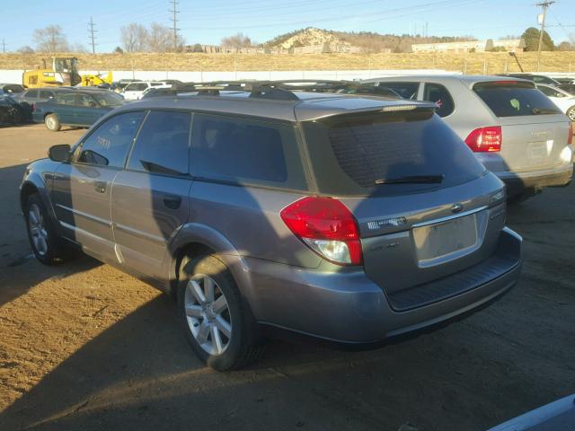 4S4BP61CX86348683 - 2008 SUBARU OUTBACK 2. SILVER photo 3