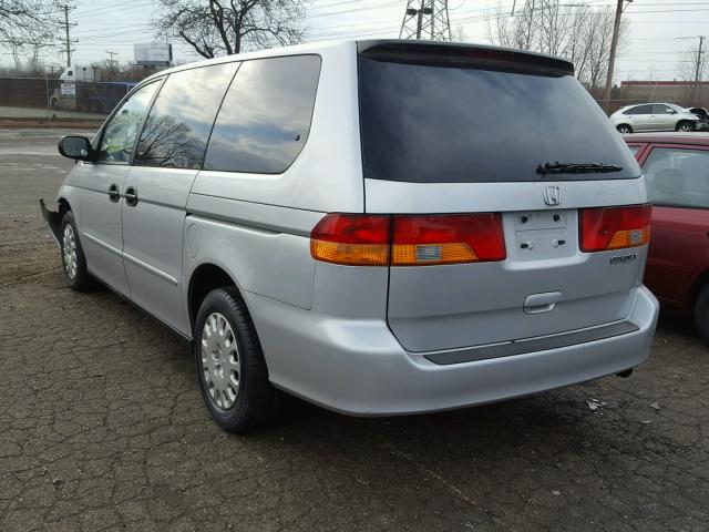 5FNRL18543B066464 - 2003 HONDA ODYSSEY LX SILVER photo 3