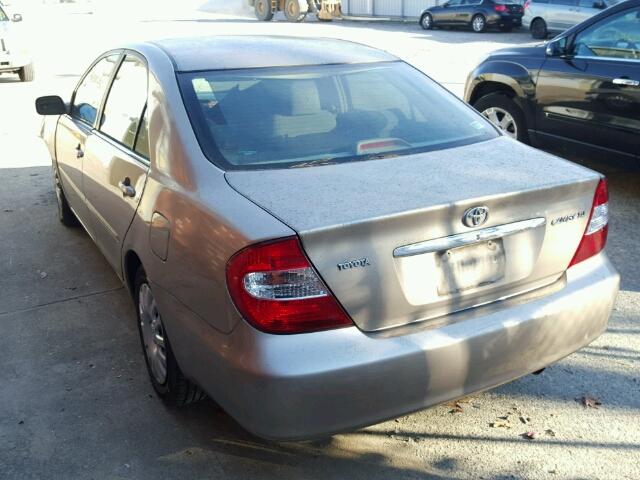 4T1BE30K04U791802 - 2004 TOYOTA CAMRY LE 棕色 照片 3
