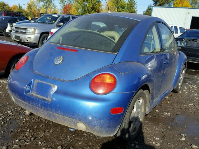 3VWCA21C8XM469498 - 1999 VOLKSWAGEN NEW BEETLE BLUE photo 4