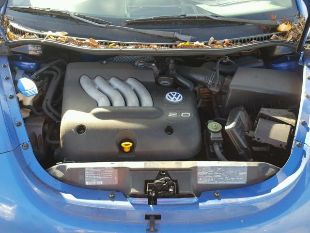 3VWCA21C8XM469498 - 1999 VOLKSWAGEN NEW BEETLE 蓝色 照片 7